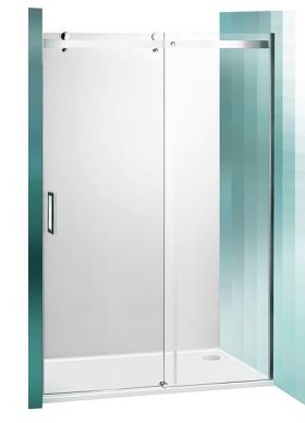 dušas durvis AMD2, 1400 mm, h=2000, briliants/caurspīdīgs stikls